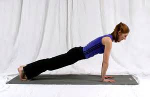 arms extended plank